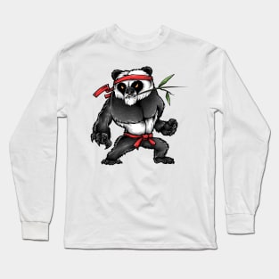 Panda commando Long Sleeve T-Shirt